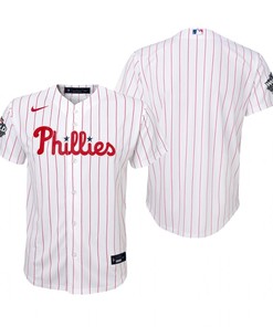 Youth Philadelphia Phillies White 2022-23 World Series Jersey - Robokeg