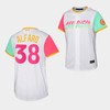 Youth San Diego Padres Jorge Alfaro White Jersey 2022-23 City Connect Shirt - Robokeg