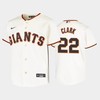 Youth San Francisco Giants 22 Will Clark Cream Home Jersey - Robokeg