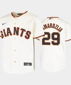 Youth San Francisco Giants 29 Jeff Samardzija Cream Home Jersey - Robokeg
