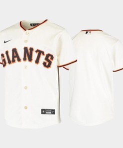 Youth San Francisco Giants Cream Home Jersey - Robokeg