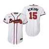Youth Sean Newcomb 15 Jersey, Atlanta Braves White 2022-23 Gold Program Jersey - Robokeg