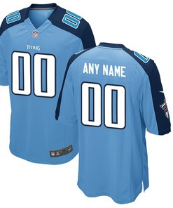 Youth Tennessee Titans Nike Light Blue Custom Alternate Jersey - Robokeg
