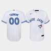 Youth Toronto Blue Jays Custom 00 White Home Jersey - Robokeg