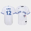 Youth Toronto Blue Jays Roberto Alomar 12 White Home Jersey - Robokeg