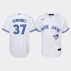 Youth Toronto Blue Jays Teoscar Hernandez 37 White Home Jersey - Robokeg