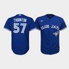 Youth Toronto Blue Jays Trent Thornton 57 Royal Alternate Jersey - Robokeg