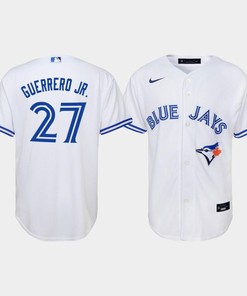 Youth Toronto Blue Jays Vladimir Guerrero Jr. 27 White Home Jersey - Robokeg