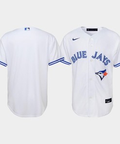 Youth Toronto Blue Jays White Home Jersey - Robokeg