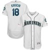 Yusei Kikuchi Seattle Mariners Majestic Flex Base Authentic Collection Player Jersey - White Mlb - Robokeg