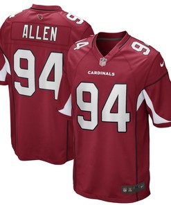 Zach Allen Arizona Cardinals Game Player Jersey - Cardinal Nfl - Robokeg