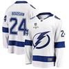 Zach Bogosian 24 Tampa Bay Lightning Stanley Cup 2023 Playoffs Patch Away Breakaway Men Jersey - White - Robokeg