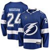 Zach Bogosian 24 Tampa Bay Lightning Stanley Cup 2023 Playoffs Patch Home Breakaway Men Jersey - Blue - Robokeg