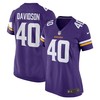 Zach Davidson Minnesota Vikings Womens Game Jersey - Purple Nfl - Robokeg