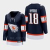 Zach Hyman 18 Edmonton Oilers 2022 Special Edition 2.0 Women Breakaway Player Retro Jersey Navy - Robokeg