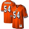 Zach Thomas Miami Dolphins Mitchell And Ness 2004 Legacy Replica Jersey Orange Nfl - Robokeg