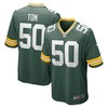 Zach Tom Green Bay Packers Game Player Jersey - Green Nfl - Robokeg