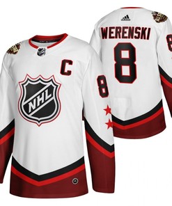 Zach Werenski Blue Jackets Eastern Red 2022 All-Star Jersey 8 - Robokeg
