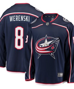 Zach Werenski Columbus Blue Jackets Fanatics Branded Breakaway Jersey - Navy Nhl - Robokeg