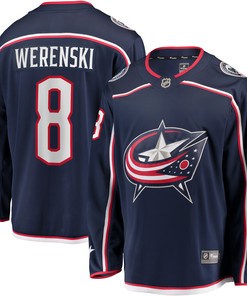 Zach Werenski Columbus Blue Jackets Fanatics Branded Home Premier Breakaway Player Jersey - Navy Nhl - Robokeg