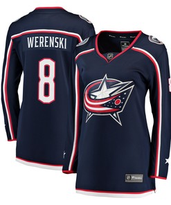 Zach Werenski Columbus Blue Jackets Fanatics Branded Womens Breakaway Jersey - Navy Nhl - Robokeg