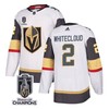 Zach Whitecloud 2 Vegas Golden Knights 2023 Stanley Cup Champions Patch Breakaway Jersey - White - Robokeg