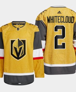 Zach Whitecloud 2 Vegas Golden Knights Gold Jersey 2023 Home - Robokeg