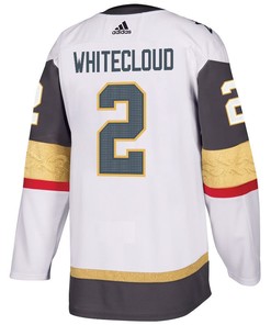 Zach Whitecloud 2 Vegas Golden Knights Stanley Cup 2023 Final Patch Away Breakaway Men Jersey - White - Robokeg