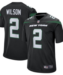 Zach Wilson New York Jets Alternate Game Jersey Black Nfl - Robokeg