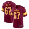 Zack Bailey Washington Commanders Game Jersey - Burgundy Nfl - Robokeg