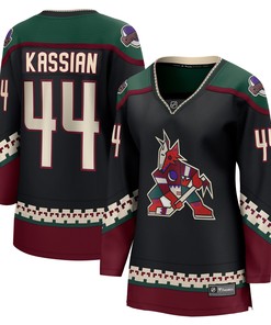 Zack Kassian Arizona Coyotes Fanatics Branded Womens Home Breakaway Player Jersey - Black Nhl - Robokeg