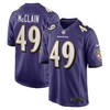 Zakoby Mcclain Baltimore Ravens Player Game Jersey - Purple Nfl - Robokeg