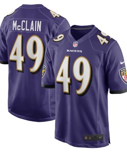 Zakoby Mcclain Baltimore Ravens Player Game Jersey - Purple Nfl - Robokeg