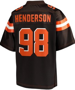 Zaycoven Henderson Cleveland Browns Nfl Pro Line Youth Player Jersey - Brown - Robokeg
