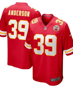 Zayne Anderson Kansas City Chiefs Player Game Jersey - Red Nfl - Robokeg