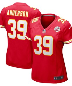 Zayne Anderson Kansas City Chiefs Womens Player Game Jersey - Red Nfl - Robokeg