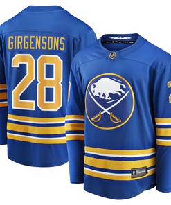 Zemgus Girgensons Buffalo Sabres Fanatics Branded Home Breakaway Player Jersey - Royal Nhl - Robokeg