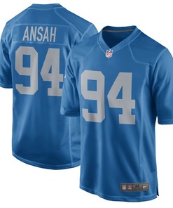 Ziggy Ansah Detroit Lions Nike Throwback Game Jersey - Blue - Robokeg