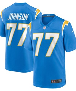 Zion Johnson Los Angeles Chargers 2022 Nfl Draft First Round Pick Game Jersey - Powder Blue Nfl - Robokeg