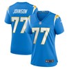 Zion Johnson Los Angeles Chargers Womens Player Game Jersey - Powder Blue Nfl - Robokeg