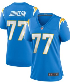 Zion Johnson Los Angeles Chargers Womens Player Game Jersey - Powder Blue Nfl - Robokeg